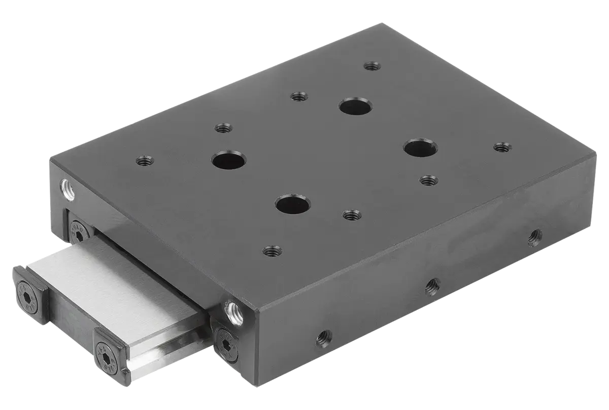 Produktfoto 1 von Norelem 21035-060080, Mini-Schlittenführung rollengelagert, Aluminium
