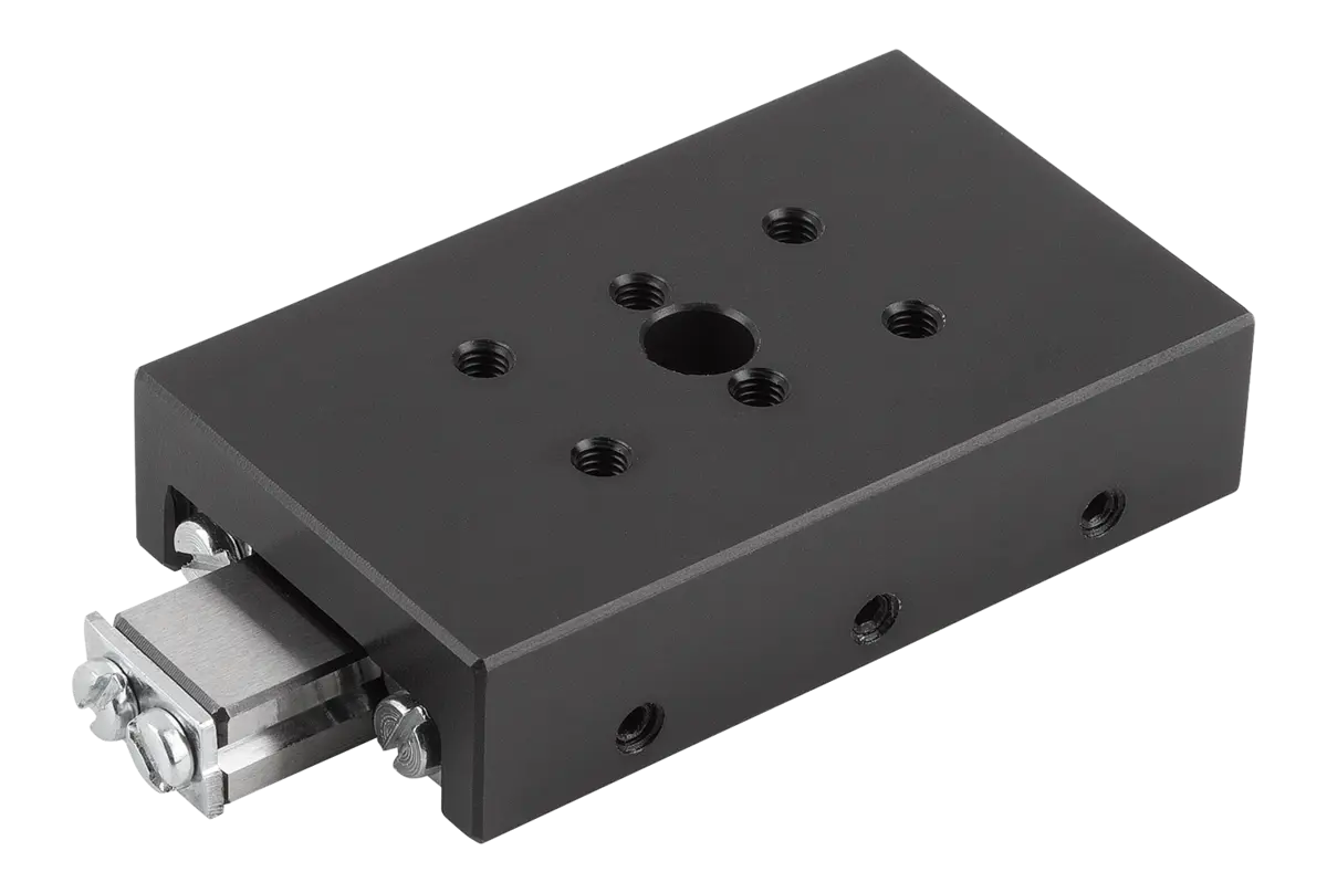Norelem 21035-030050, Mini-Schlittenführung rollengelagert, Aluminium
