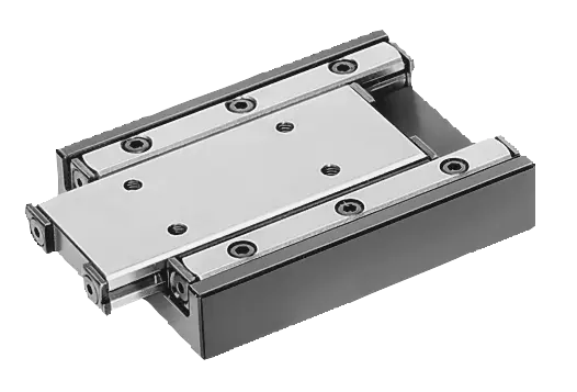 Produktfoto 1 von Norelem 21035-030095, Mini-Schlittenführung rollengelagert, Aluminium