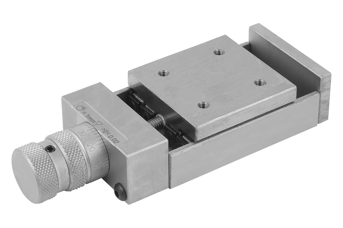 Produktfoto 1 von Norelem 21040-040045, Präzisions-Schlittenführung mit Mikrometerspindel
