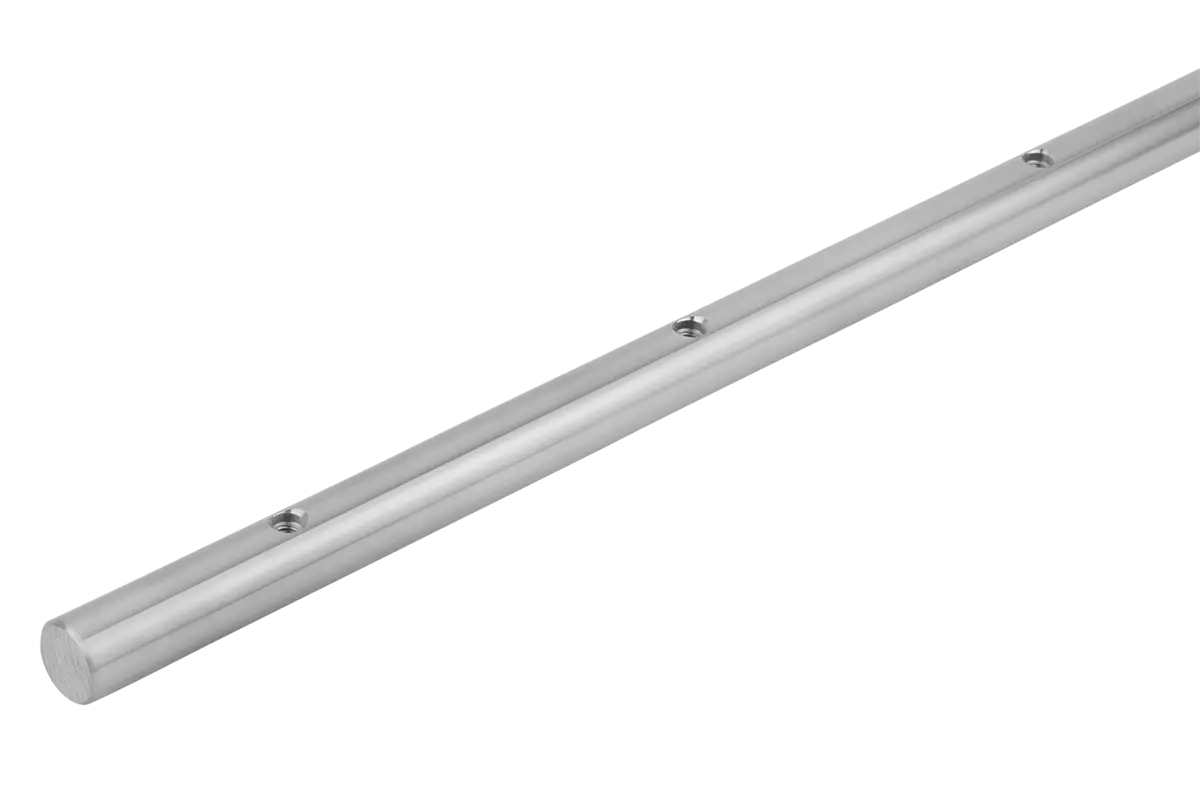 Produktfoto 1 von Norelem 21590-240100X0600, Präzisionsführungswelle mit Befestigungsbohrung