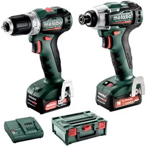 Produktfoto 1 von Metabo 685228000, Combo-Kit 2.7.3 12 V BL, inkl. BS 12 BL, SSD 12 BL, 2 Akkus, Lader