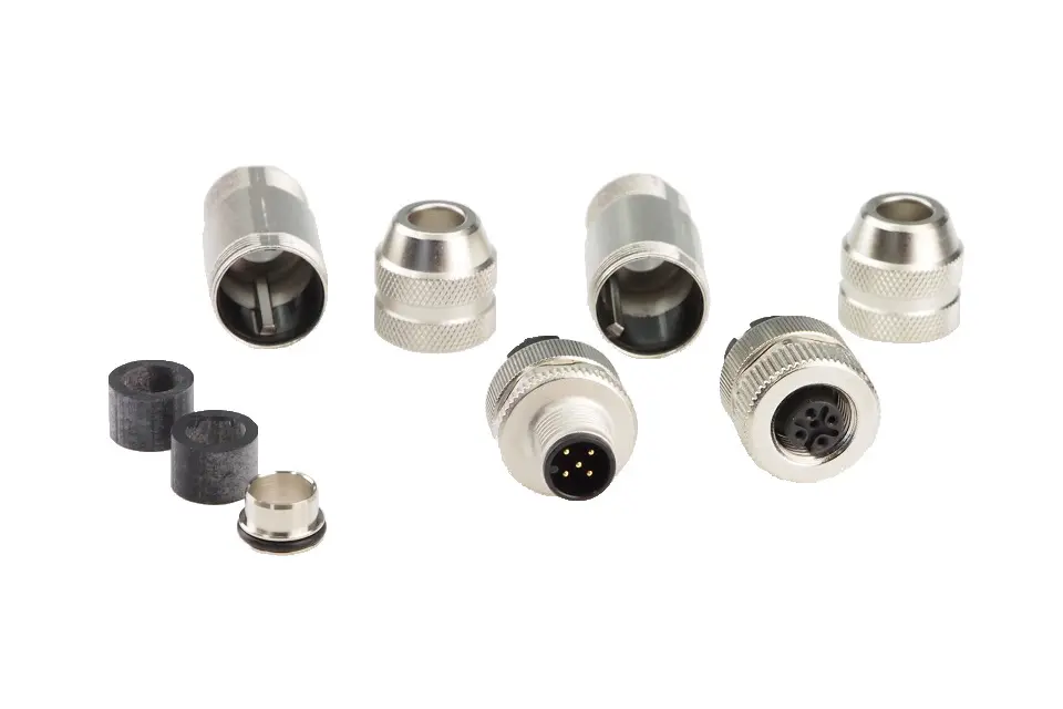Produktfoto 1 von HBM Messtechnik 1-CANHEAD-M12, DeviceNet M12-Set, männlich + weiblich