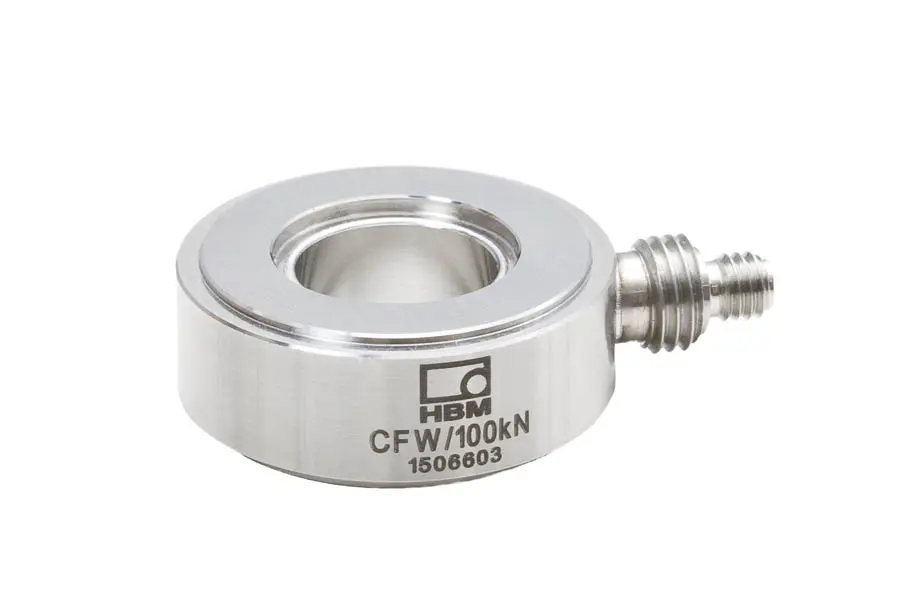 Produktfoto 1 von HBM Messtechnik 1-CFW/140KN, Piezoelektr. Kraftmessring CFW/140kN