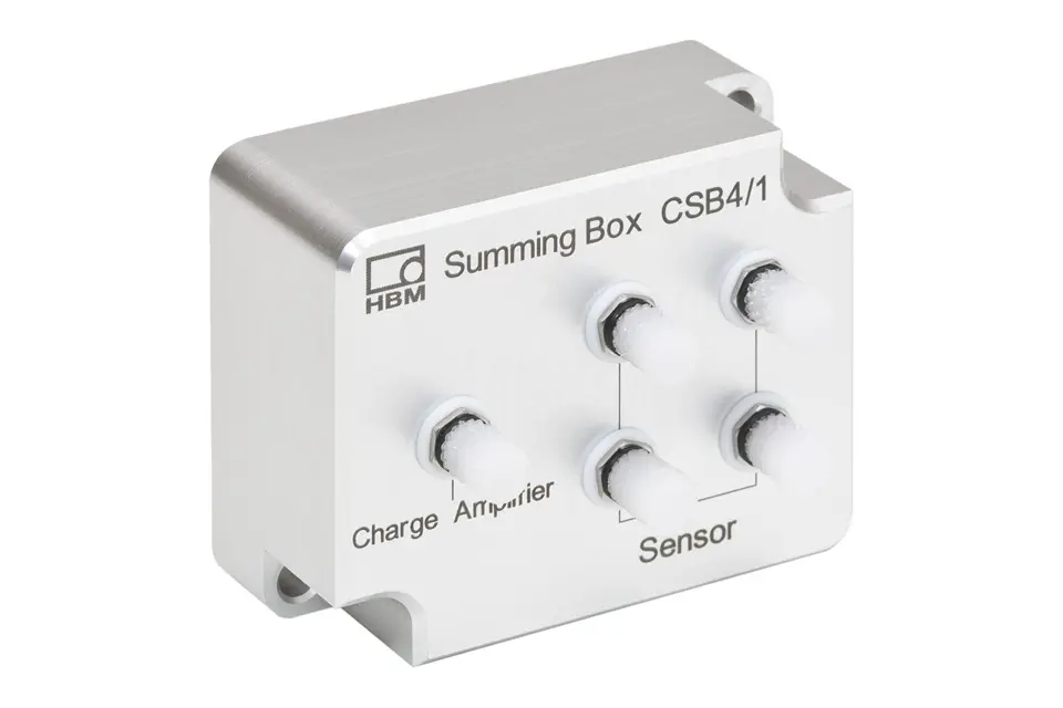 Produktfoto 1 von HBM Messtechnik 1-CSB4/1, Summierbox für piezoelektrische Sensoren