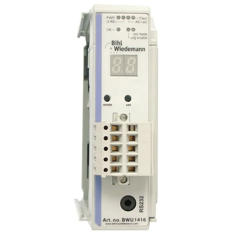 Produktfoto 1 von Bihl Wiedemann BWU1416, ASi-3 Master/Scanner A-B CompactLogix/MicroLogix 1500, 1 Master
