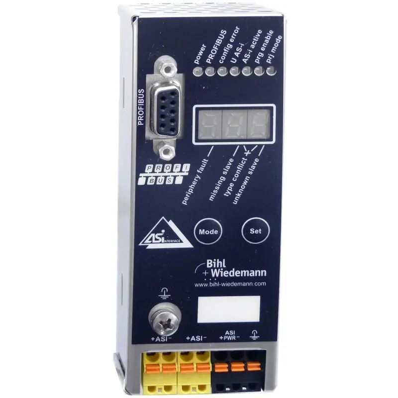 Produktfoto 1 von Bihl Wiedemann BWU1746, ASi-3 PROFIBUS-Gateway in Edelstahl, 1 Master