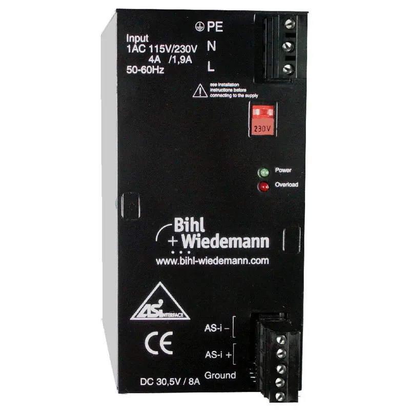 Produktfoto 1 von Bihl Wiedemann BW1997, ASi-Netzteil, 8 A