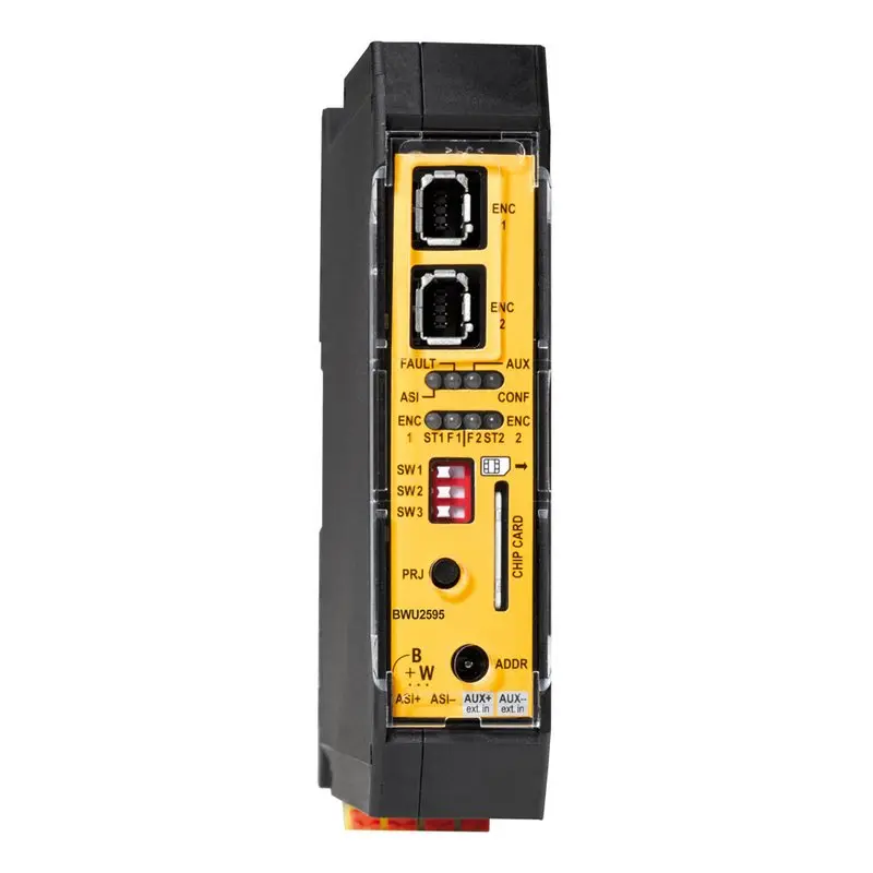 Produktfoto 1 von Bihl Wiedemann BWU2595, ASi Drehzahlwächter Modular für 2 Geber, HTL