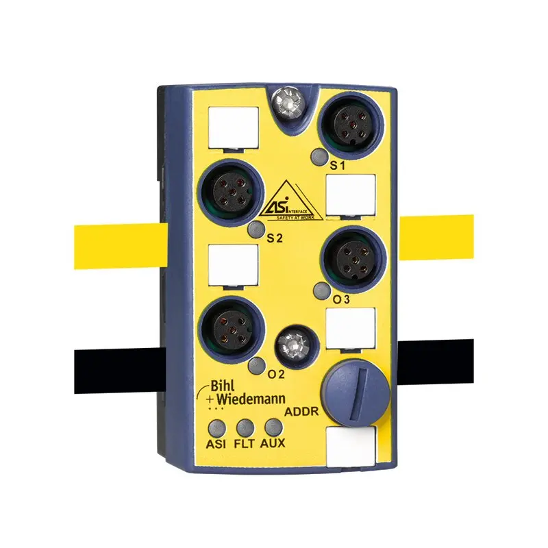 Produktfoto 1 von Bihl Wiedemann BWU2689, ASi-Safety-Eingangsmodul, IP67, M12, 1SI/2O