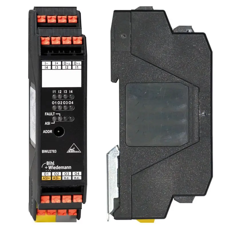 Produktfoto 1 von Bihl Wiedemann BWU2783, ASi-Digitales E/A-Modul, IP20, 4I/4O
