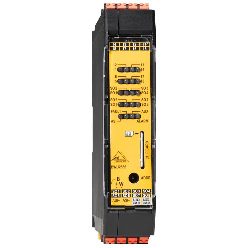 Produktfoto 1 von Bihl Wiedemann BWU2836, ASi-Safety-Ausgangsmodul, IP20, 8SO/8I
