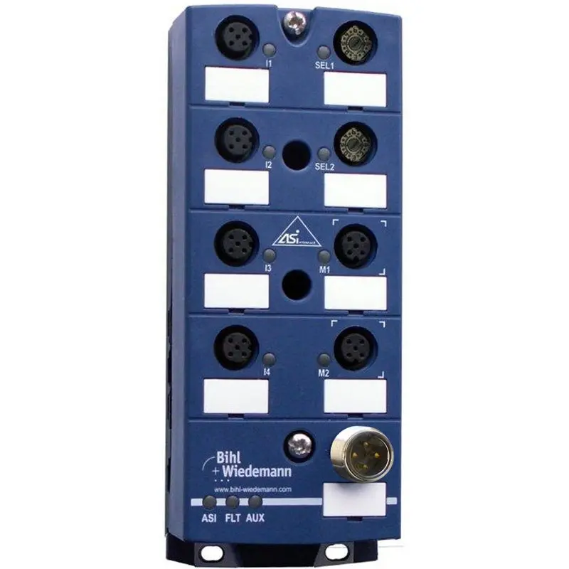 Produktfoto 1 von Bihl Wiedemann BWU2959, ASi-Motor-Modul, IP67, M12 für 24V-Motorrollen, 2M/4I