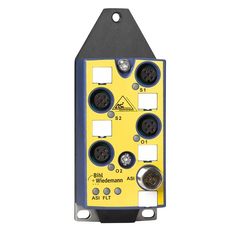 Produktfoto 1 von Bihl Wiedemann BWU2960, ASi-Safety-Eingangsmodul, IP67, M12, 1SI/2O