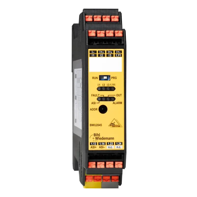 Produktfoto 1 von Bihl Wiedemann BWU2045, ASi-Safety-Ausgangsmodul, IP20, 1SRO/1EDM