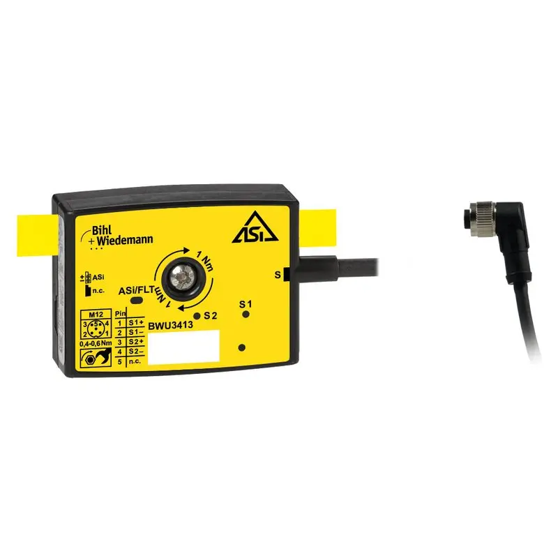 Produktfoto 1 von Bihl Wiedemann BWU3413, Aktiver Verteiler ASi Safety, IP67, 1SI