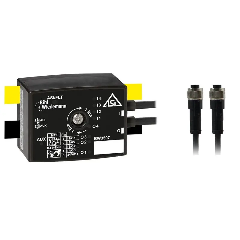 Produktfoto 1 von Bihl Wiedemann BW3507, Aktiver Verteiler ASi, IP67, 4I/4O