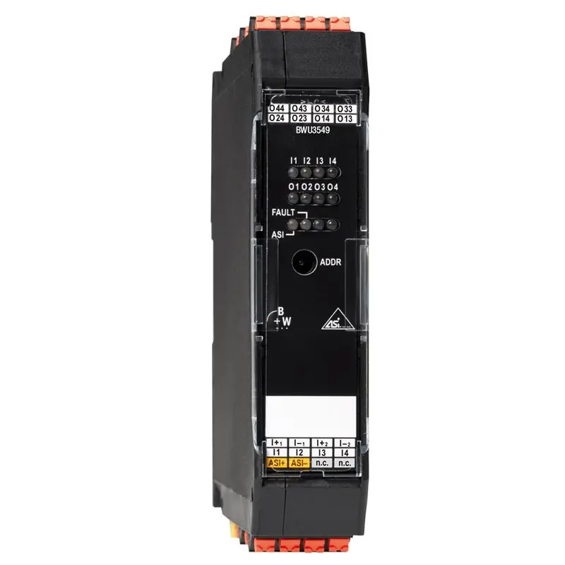 Produktfoto 1 von Bihl Wiedemann BWU3549, ASi-Digitales E/A-Modul, IP20, 4I/4RO