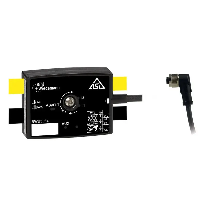 Produktfoto 1 von Bihl Wiedemann BWU3564, Aktiver Verteiler ASi, IP67, 2I