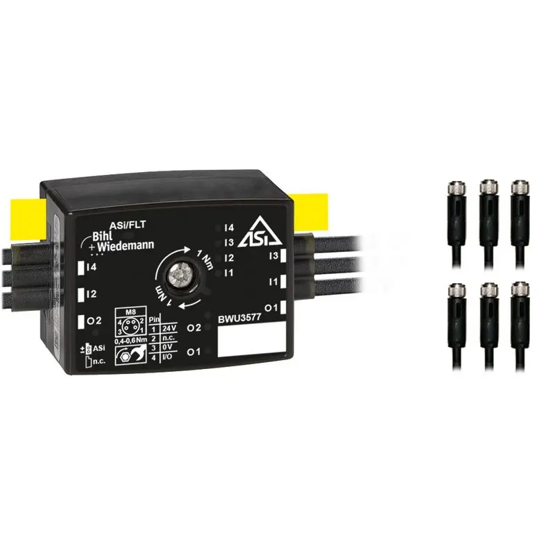 Produktfoto 1 von Bihl Wiedemann BWU3577, Aktiver Verteiler ASi, IP67, 4I/2O
