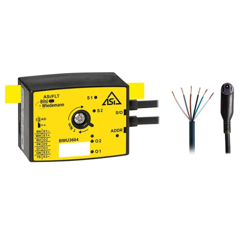 Produktfoto 1 von Bihl Wiedemann BWU3604, Aktiver Verteiler ASi Safety, IP54, 1SI/2O