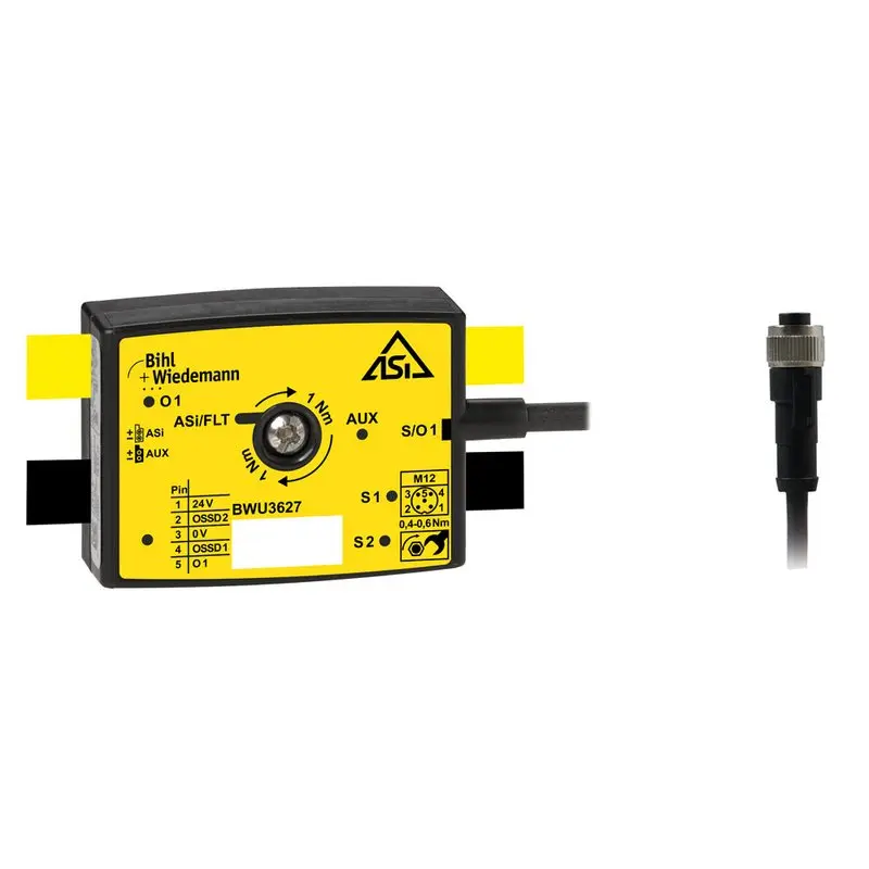 Produktfoto 1 von Bihl Wiedemann BWU3627, Aktiver Verteiler ASi Safety, IP67, 1SI/1O