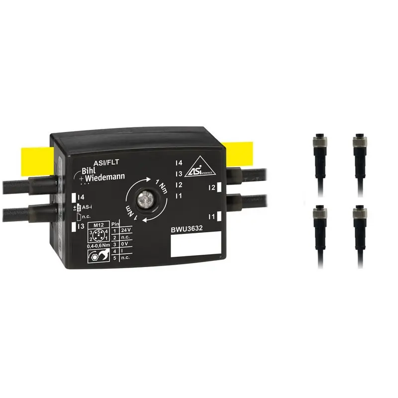 Produktfoto 1 von Bihl Wiedemann BWU3632, Aktiver Verteiler ASi, IP67, 4I