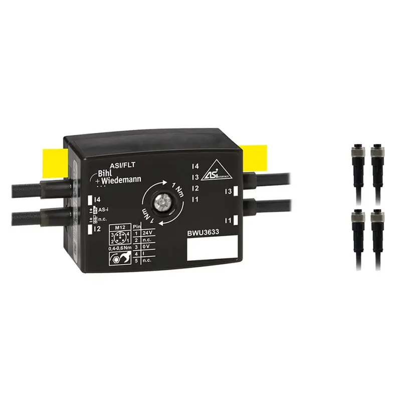 Produktfoto 1 von Bihl Wiedemann BWU3633, Aktiver Verteiler ASi, IP67, 4I