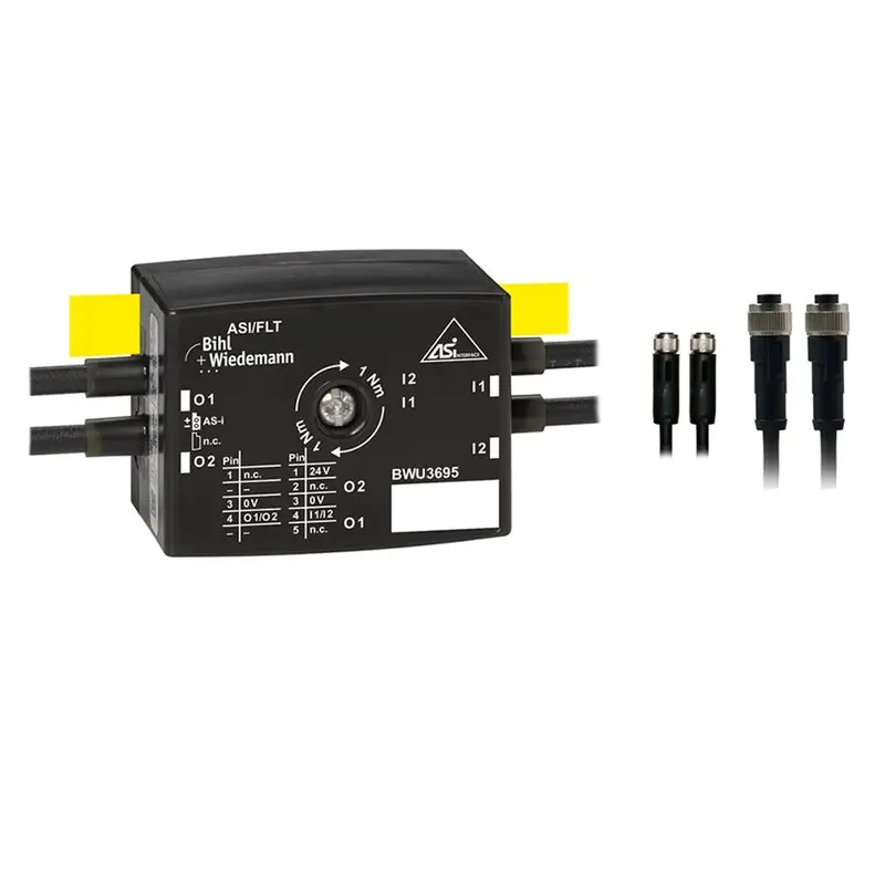 Produktfoto 1 von Bihl Wiedemann BWU3695, Aktiver Verteiler ASi, IP67, 2I/2O