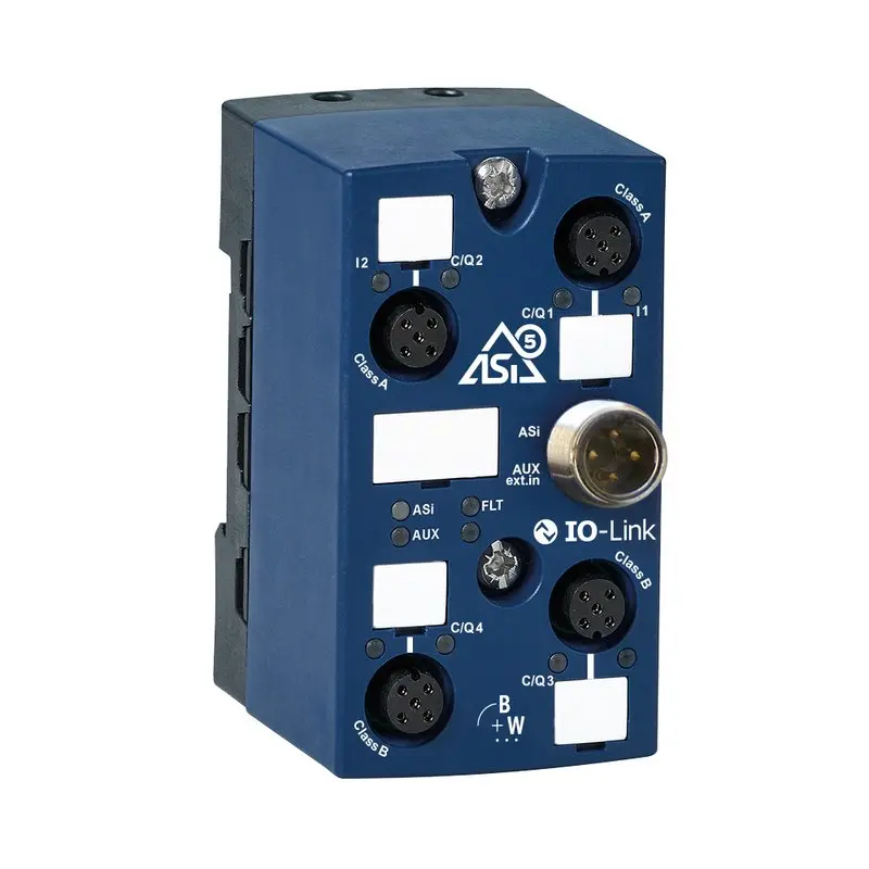 Produktfoto 1 von Bihl Wiedemann BWU3897, ASi-5 Modul mit integriertem IO-Link Master mit 4 Ports, IP67, M12, 2 IO Kl. A/2 IO Kl. B