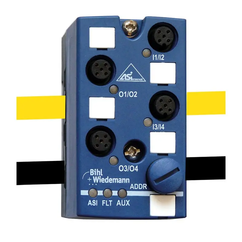 Produktfoto 1 von Bihl Wiedemann BWU3032, ASi-Digitales E/A-Modul, IP67, M12, 4I/4O