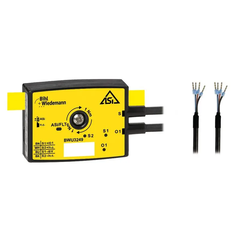 Produktfoto 1 von Bihl Wiedemann BWU3249, Aktiver Verteiler ASi Safety, IP67, 1SI/1O
