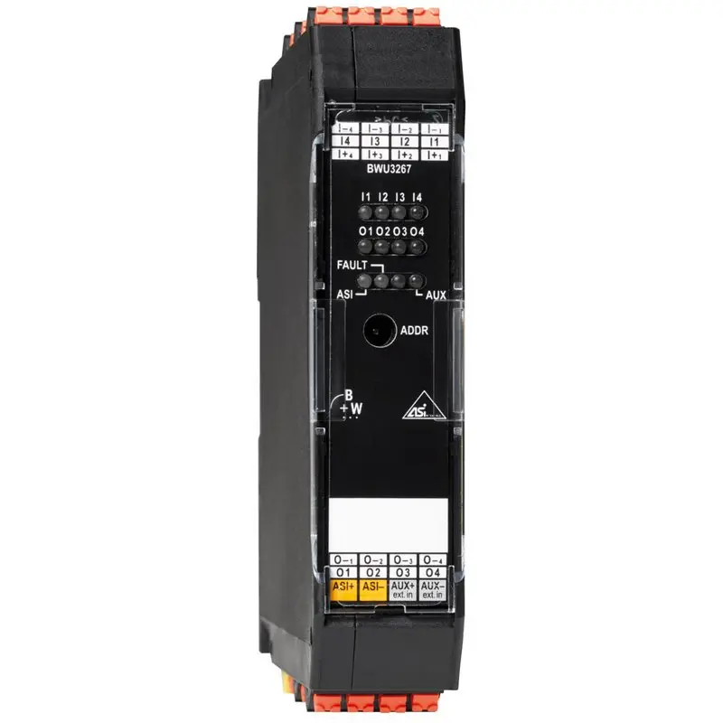 Produktfoto 1 von Bihl Wiedemann BWU3267, ASi Digitales E/A-Modul, IP20, 4I/4O