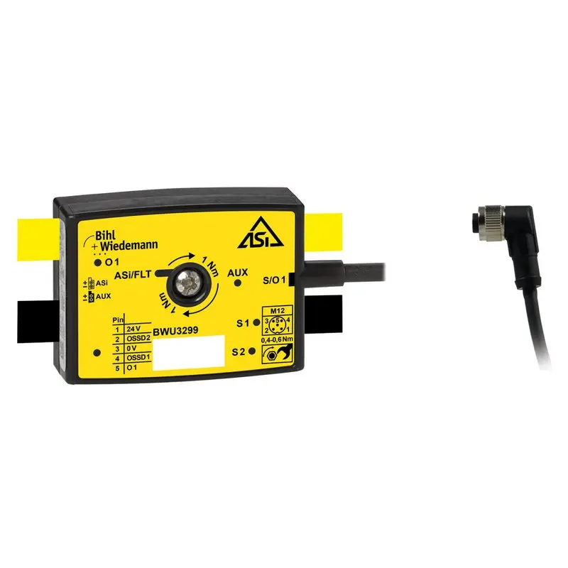 Produktfoto 1 von Bihl Wiedemann BWU3299, Aktiver Verteiler ASi Safety, IP67, 1SE/1A