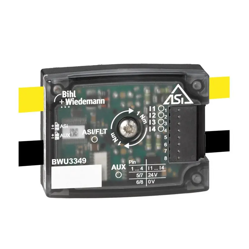 Produktfoto 1 von Bihl Wiedemann BWU3349, Aktiver Verteiler ASi, IP20, 4I