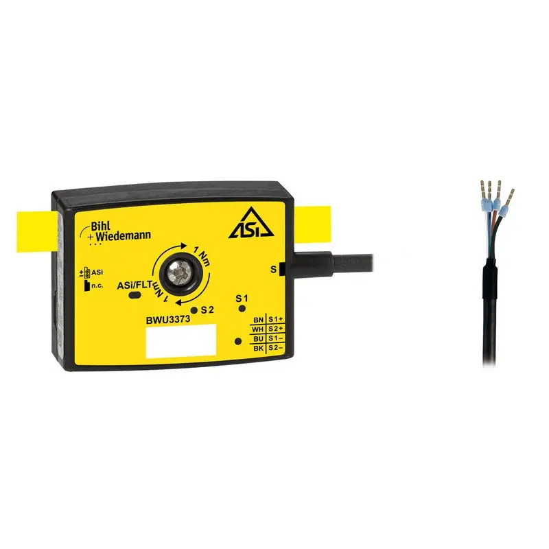 Produktfoto 1 von Bihl Wiedemann BWU3373, Aktiver Verteiler ASi Safety, IP67, 1SI