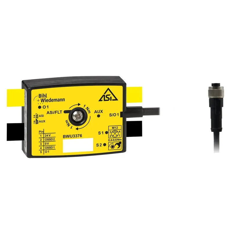 Produktfoto 1 von Bihl Wiedemann BWU3376, Aktiver Verteiler ASi Safety, IP67, 1SI/1O