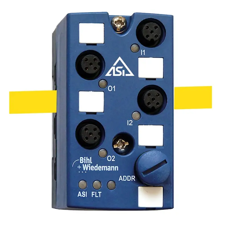Produktfoto 1 von Bihl Wiedemann BWU4401, ASi-Digitales E/A-Modul, IP67, M12, 2I/2O