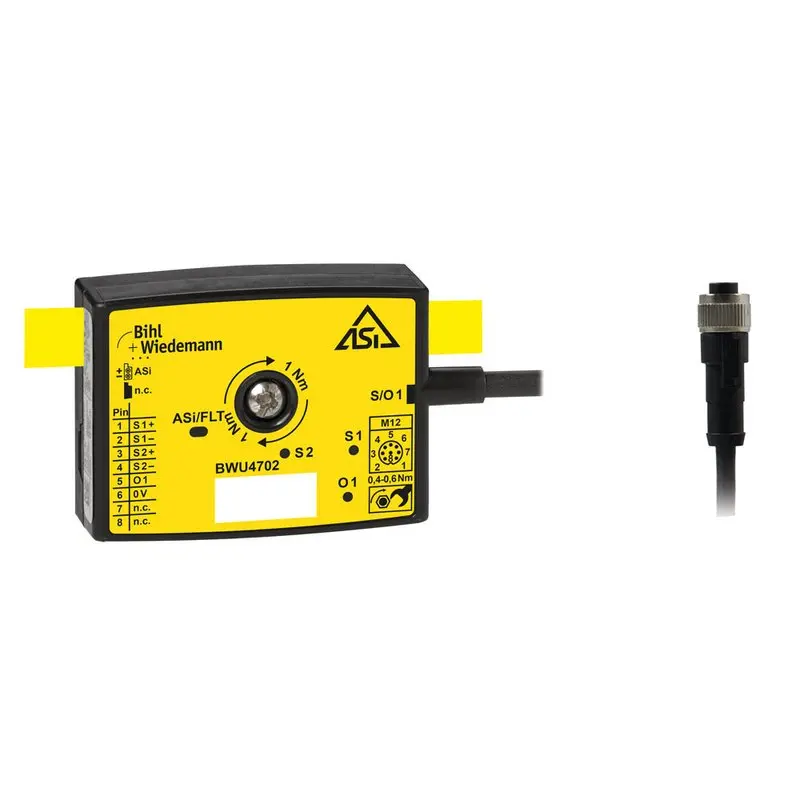 Produktfoto 1 von Bihl Wiedemann BWU4702, Aktiver Verteiler ASi Safety, IP67, 1SI/1O