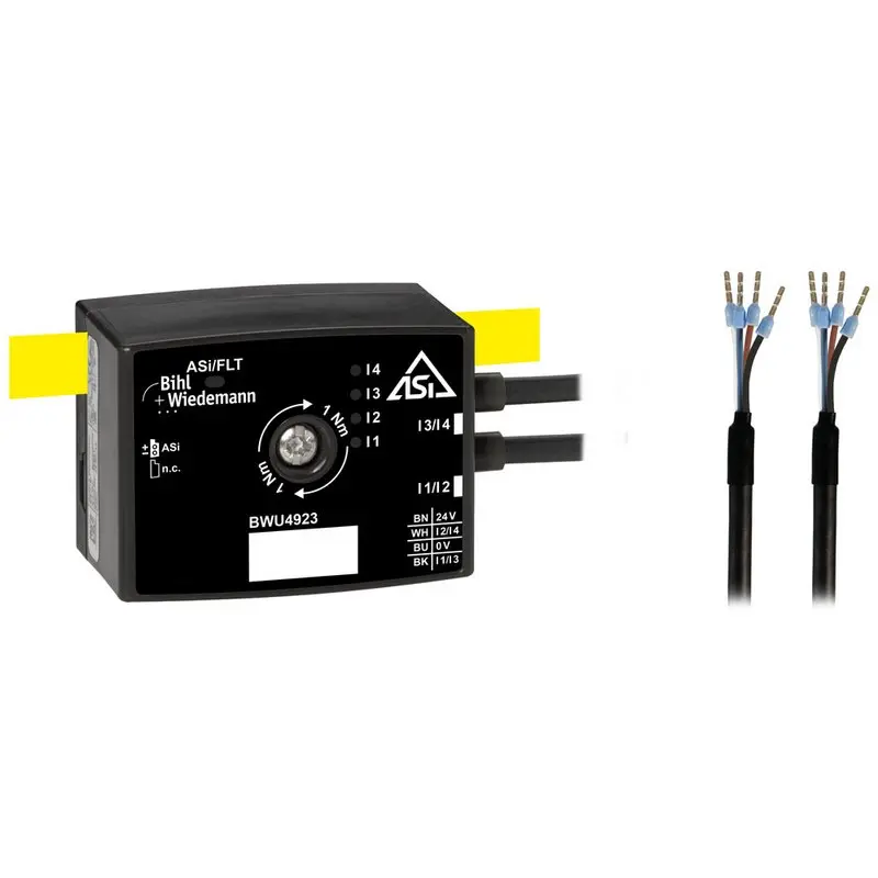 Produktfoto 1 von Bihl Wiedemann BWU4923, Aktiver Verteiler ASi, IP67, 4I