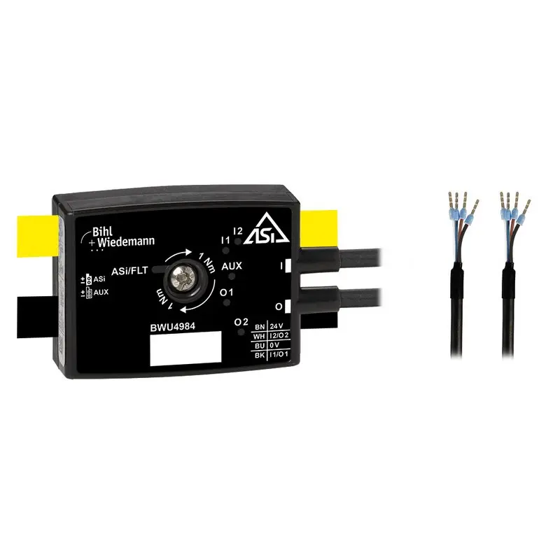 Produktfoto 1 von Bihl Wiedemann BWU4984, Aktiver Verteiler ASi, IP67, 2I/2O