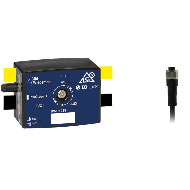 Produktfoto 1 von Bihl Wiedemann BWU4088, Aktiver Verteiler ASi-5/IO-Link Master mit 1 Port, IP67, M12, 1 IO-Link Port Klasse B