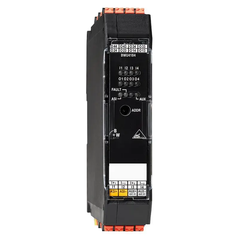 Produktfoto 1 von Bihl Wiedemann BWU4184, ASi-Digitales E/A-Modul, IP20, 4I/4RO