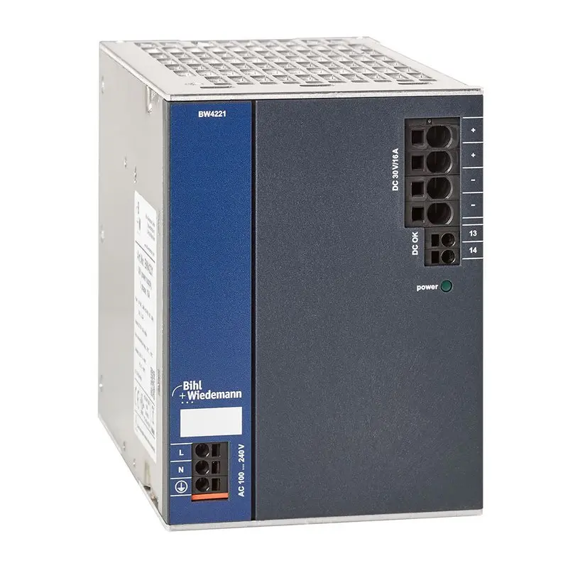 Produktfoto 1 von Bihl Wiedemann BW4221, 30 V-Netzgerät, 16 A, 1 Phase