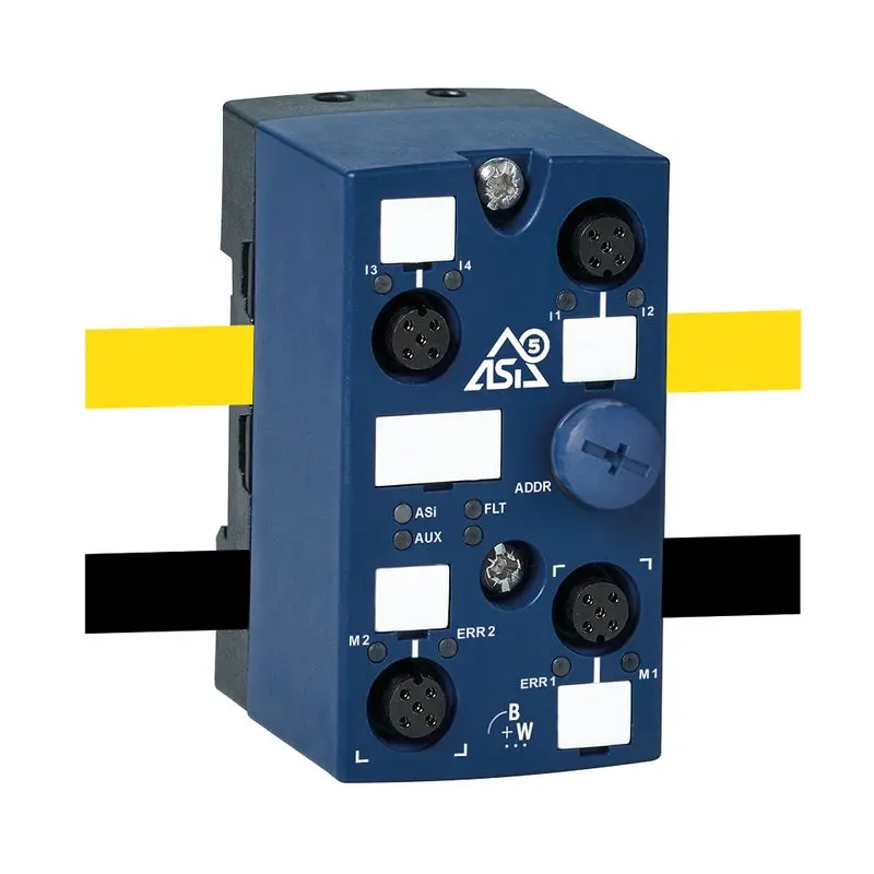 Bihl Wiedemann BWU4246, ASi-5 Motormodul, IP67, M12 für 24 V Motorrollen, 2M/4I