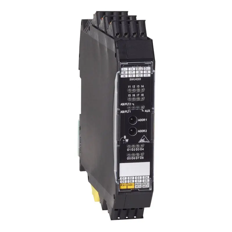 Produktfoto 1 von Bihl Wiedemann BWU4265, ASi Digitales E/A-Modul, IP20, 8I/8O