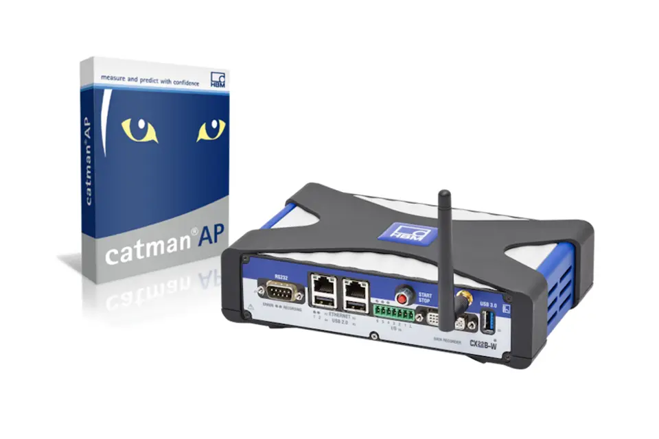 Produktfoto 1 von HBM Messtechnik 1-CX22-W-PAKAP, QuantumX-Paket: CX22B-W + catmanAP