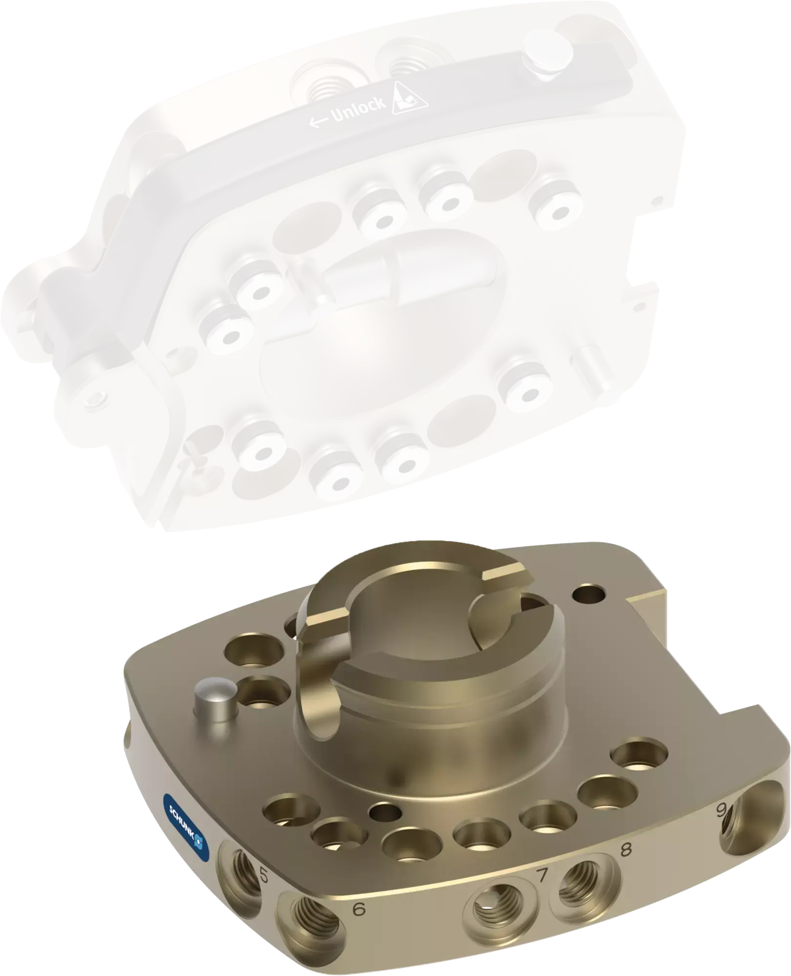 Produktfoto 1 von SCHUNK CMS 080-A-B, Manuelles Wechselsystem