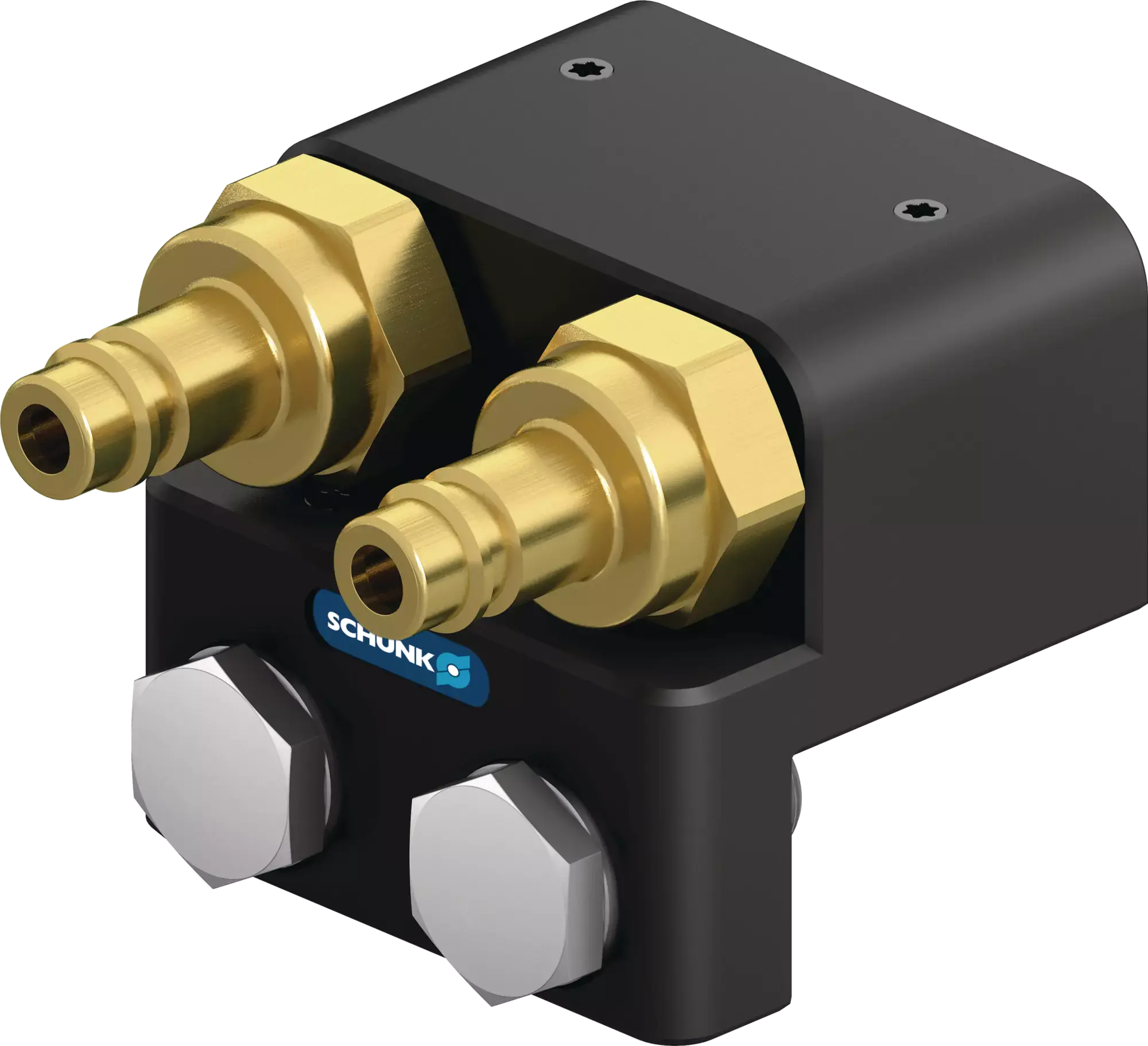 Produktfoto 1 von SCHUNK ASL 2-G1/8, Zubehör Nullpunktspannsysteme Standard, Anschlussleiste