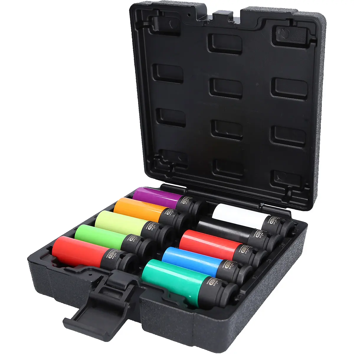 Produktfoto 1 von KS Tools 515.0890, 1/2" Spezial-Alu-Felgen Kraft-Stecknuss-Satz, 10-tlg